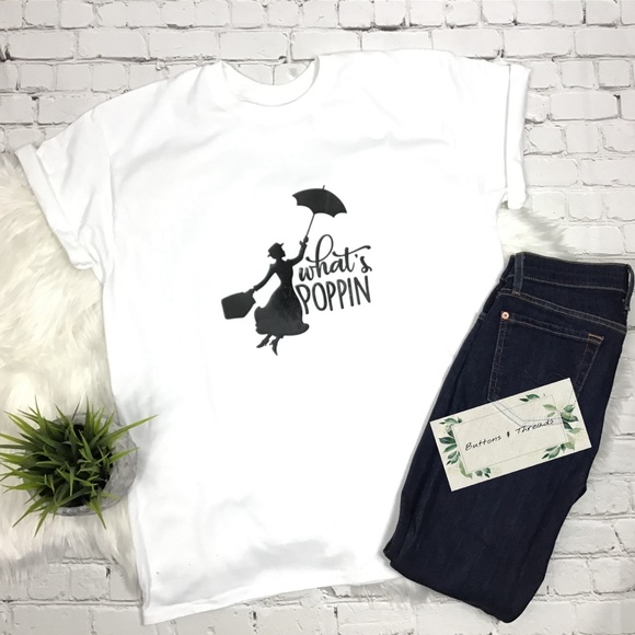 Disney Tops - What’s Poppin  Mary poppins shirt
